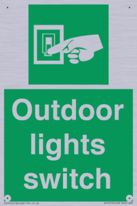 Outdoor lights switch